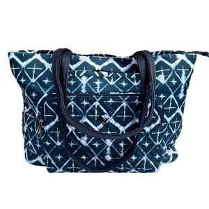 Lug‎ Arpeggio Diamond Navy Shoulder Tote Bag NWOT